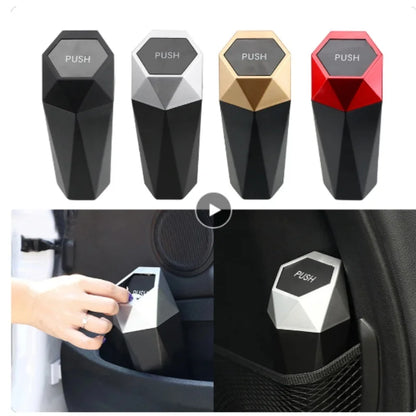 Car Trash Bin with Push Lid - Logical Online Shop