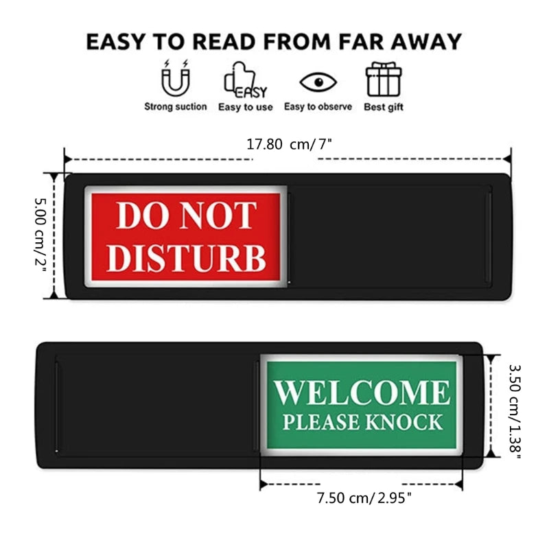 Privacy Slider Sign for Doors - Logical Online Shop