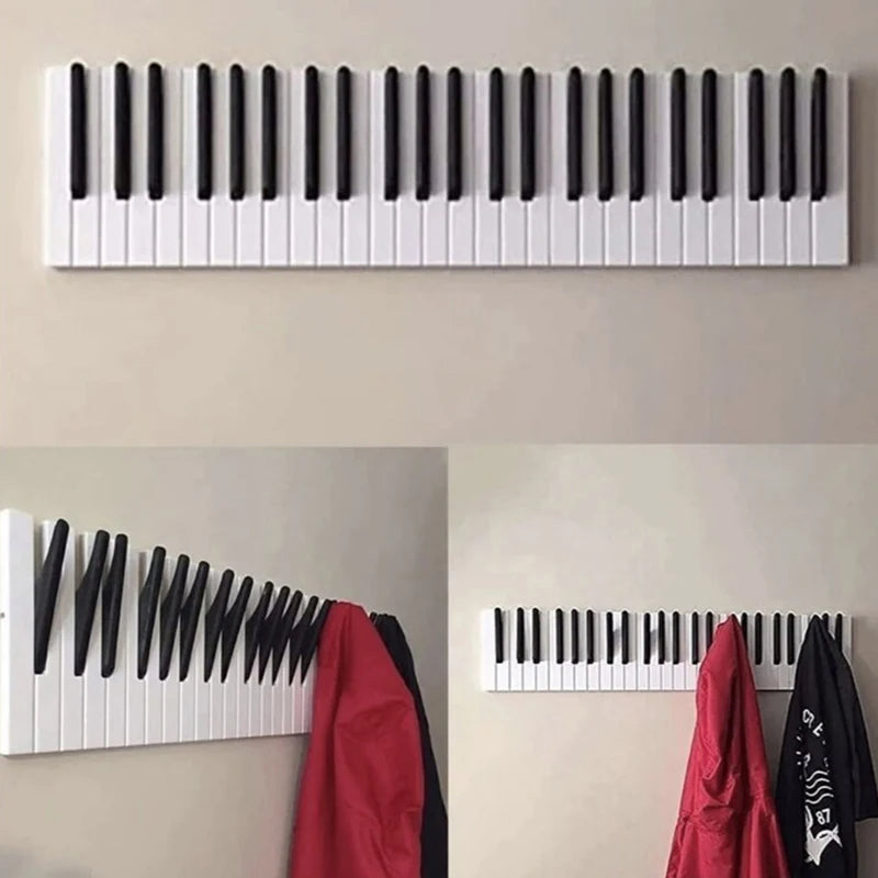 Piano Key Wall Coat Hooks - Logical Online Shop