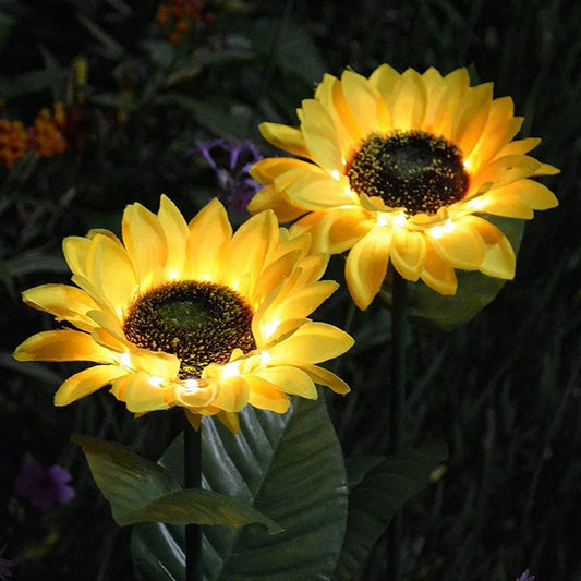 Solar Sunflower Garden Lights - Logical Online Shop